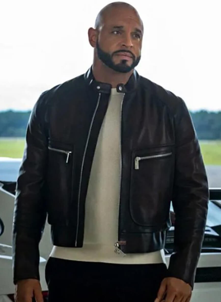 Power Book II Ghost Lorenzo Tejada Black Leather Jacket