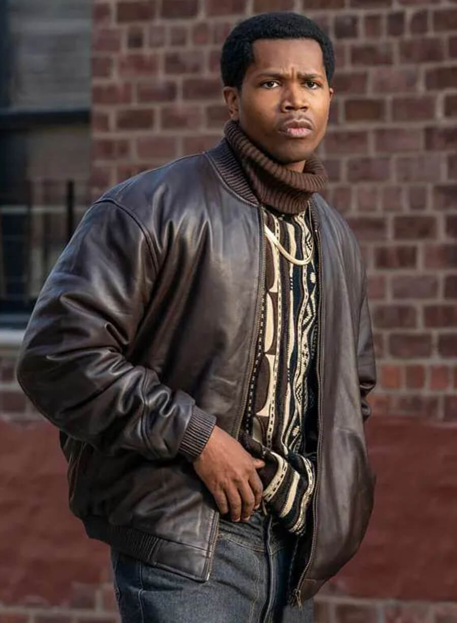 Power Book III Raising Kanan Worrell Brown Leather Jacket