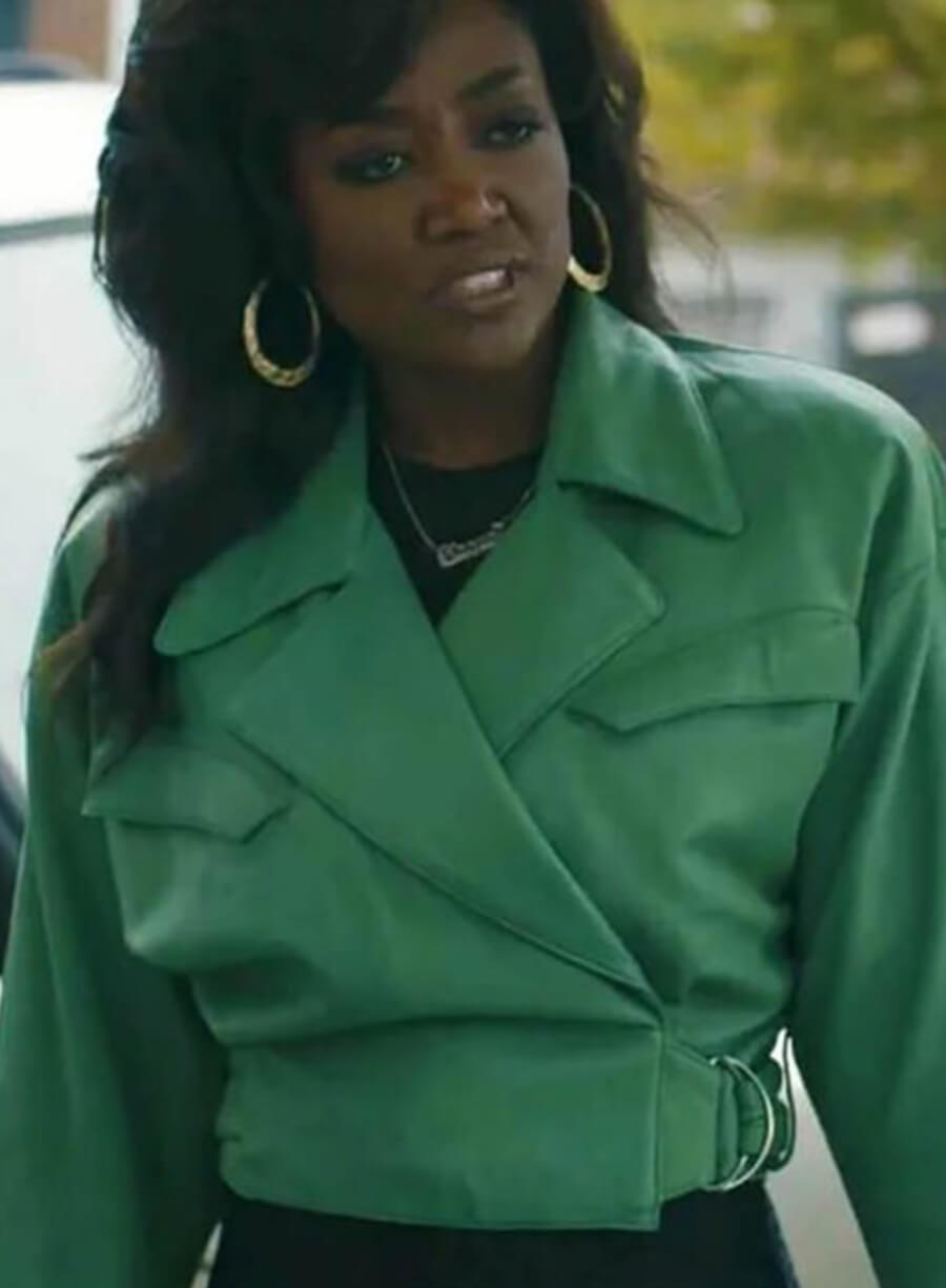 Raquel Thomas Power Book III: Raising Kanan Green Jacket