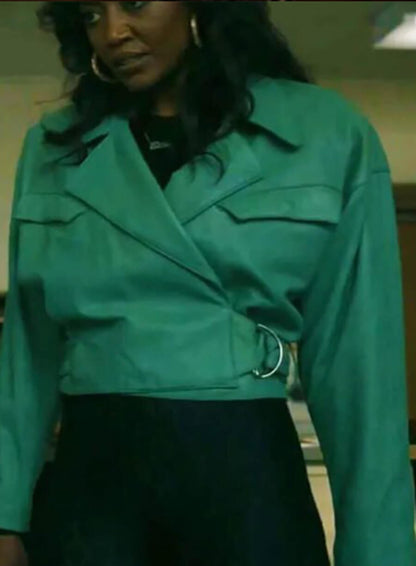 Raquel Thomas Power Book III: Raising Kanan Green Jacket