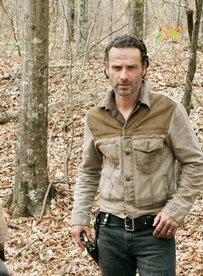 Rick Grimes Beige Jacket