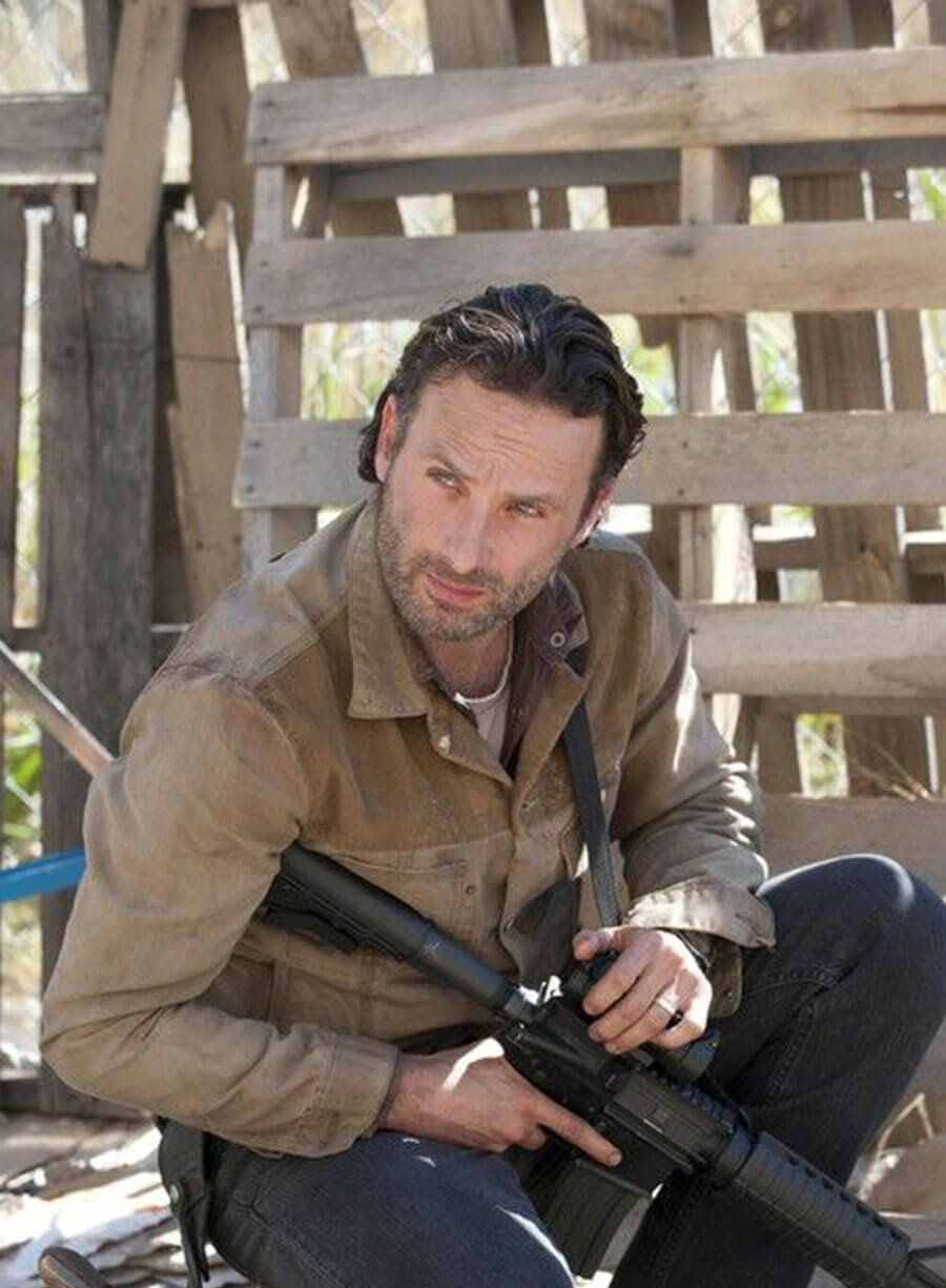 Rick Grimes Beige Jacket