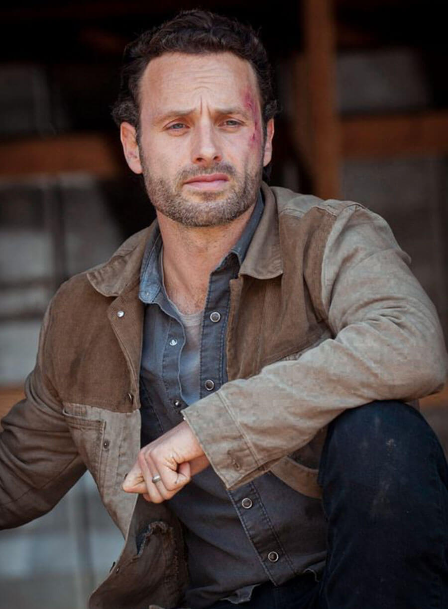 Rick Grimes Beige Jacket