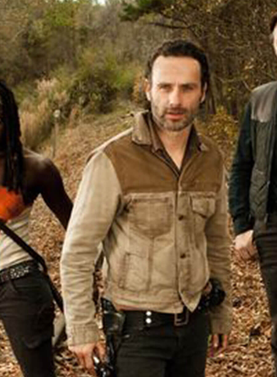 Rick Grimes Beige Jacket