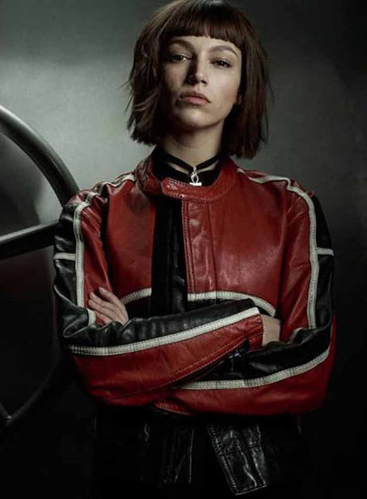 Úrsula Corberó Money Heist Tokyo Leather Jacket