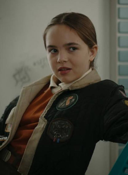 Ryan Kiera Armstrong Star Wars: Skeleton Crew Black Jacket