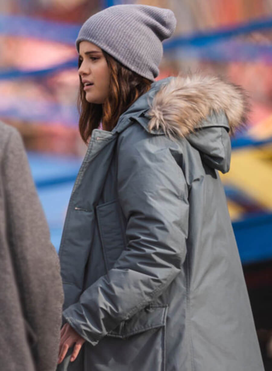 Selena Gomez Only Murders in the Building Blue Parka Jacket