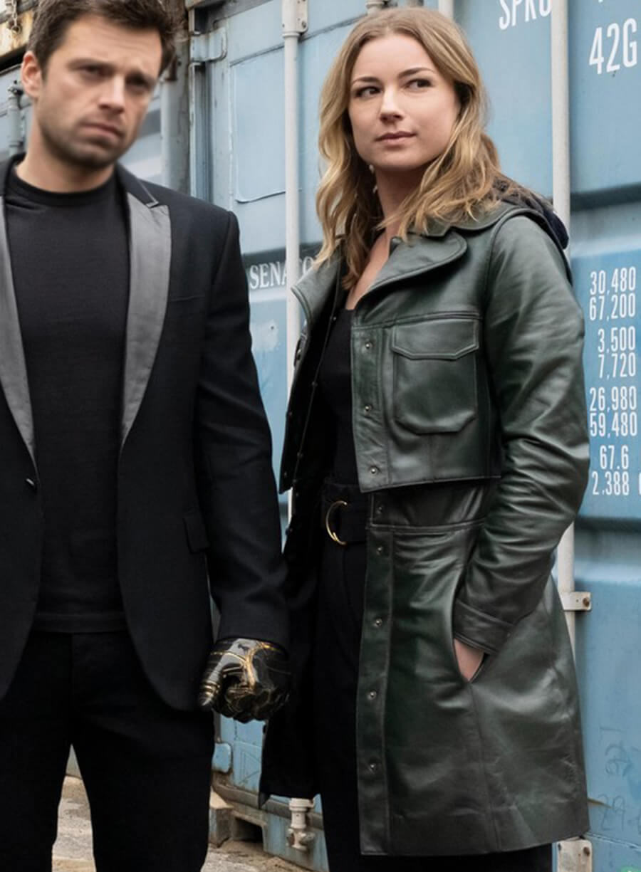 Sharon Carter The Falcon and the Winter Soldier Green Coat