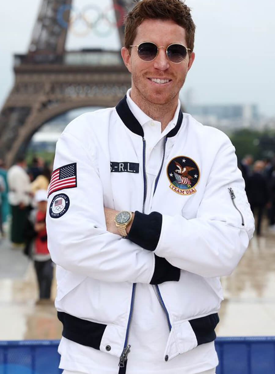 Shaun White Paris Olympics 2024 Bomber Jacket