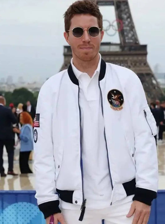 Shaun White Paris Olympics 2024 Bomber Jacket