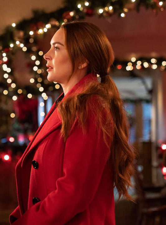 Sierra Belmont Falling for Christmas Red Coat