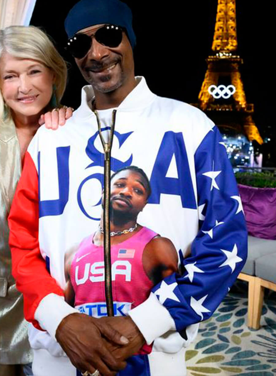 Snoop Dogg Paris Olympics 2024 Bomber Jacket