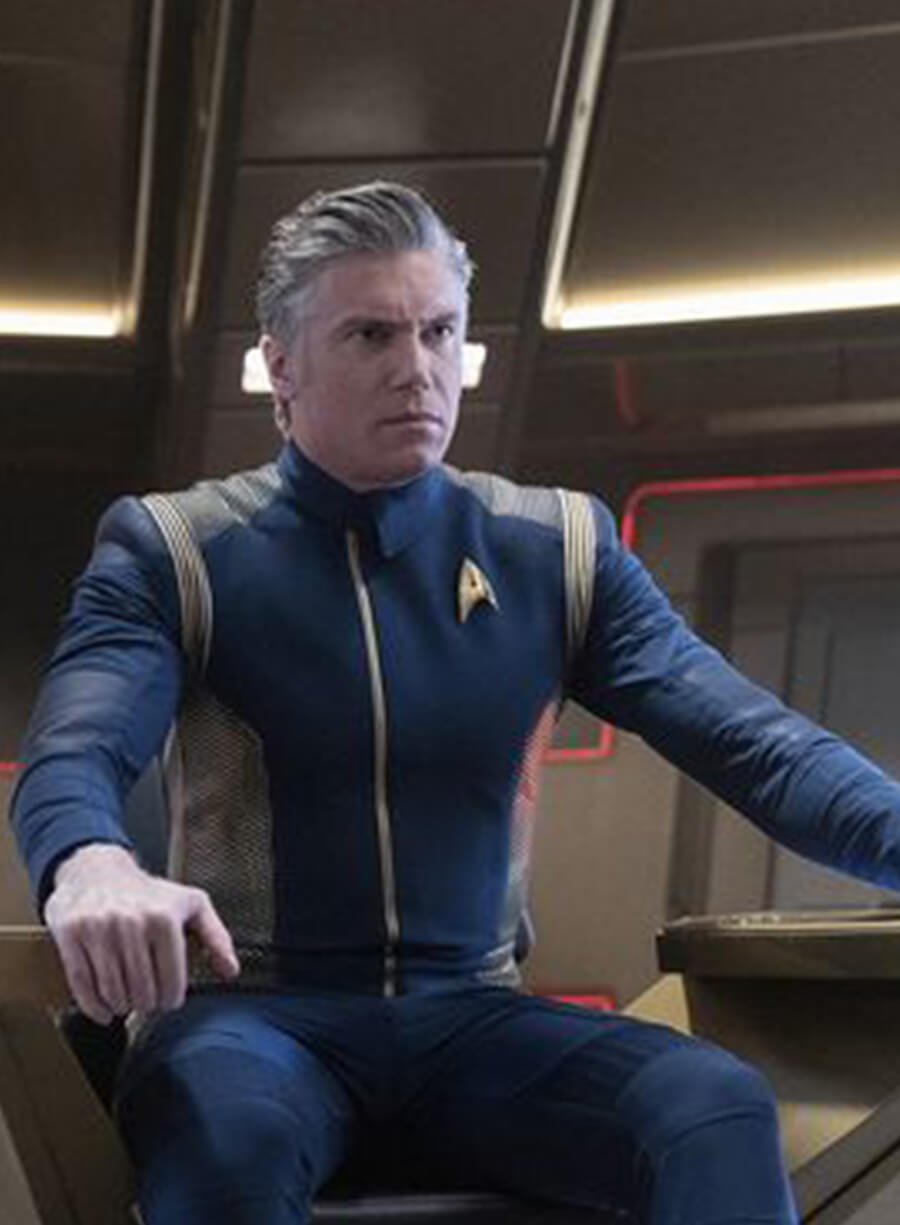Star Trek Captain Christopher Pike Blue Jacket