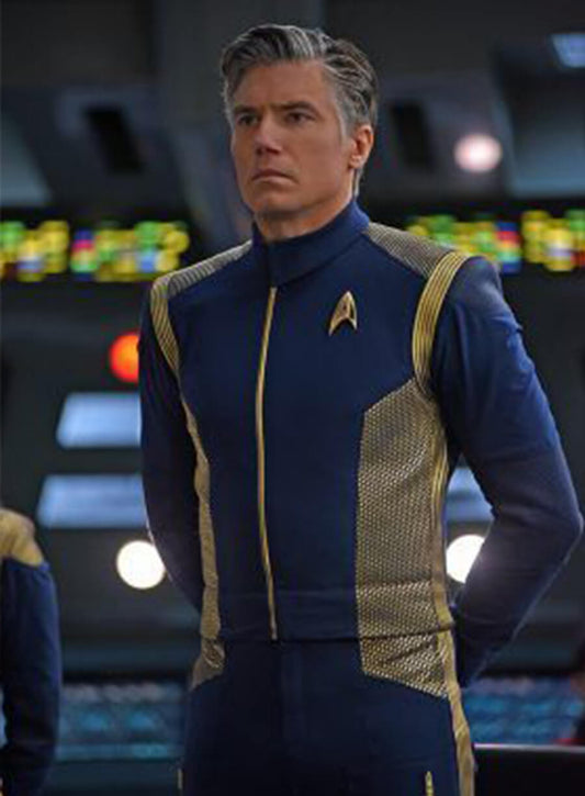 Star Trek Captain Christopher Pike Blue Jacket