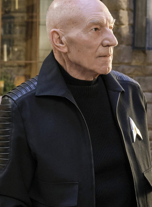 Star Trek Picard S3 Jean-Luc Black Jacket