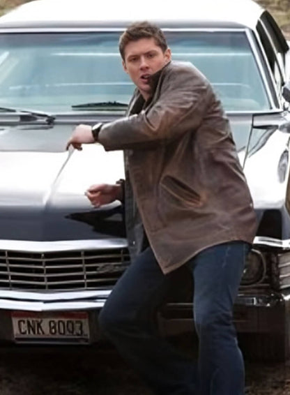 Supernatural Dean Winchester Brown Leather Coat