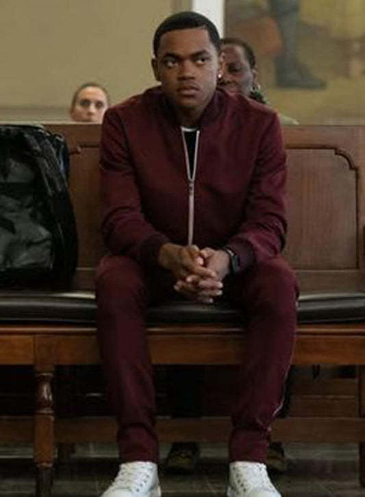 Tariq St Patrick Power Book II Ghost Maroon Tracksuit