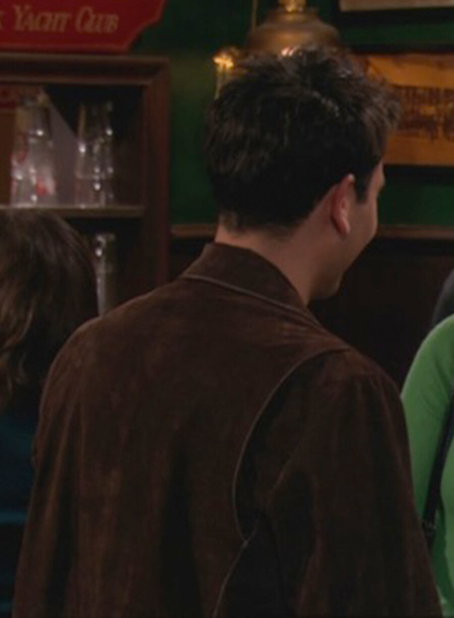 Ted Mosby How I met Your Mother Brown Suede Jacket