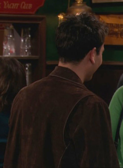 Ted Mosby How I met Your Mother Brown Suede Jacket