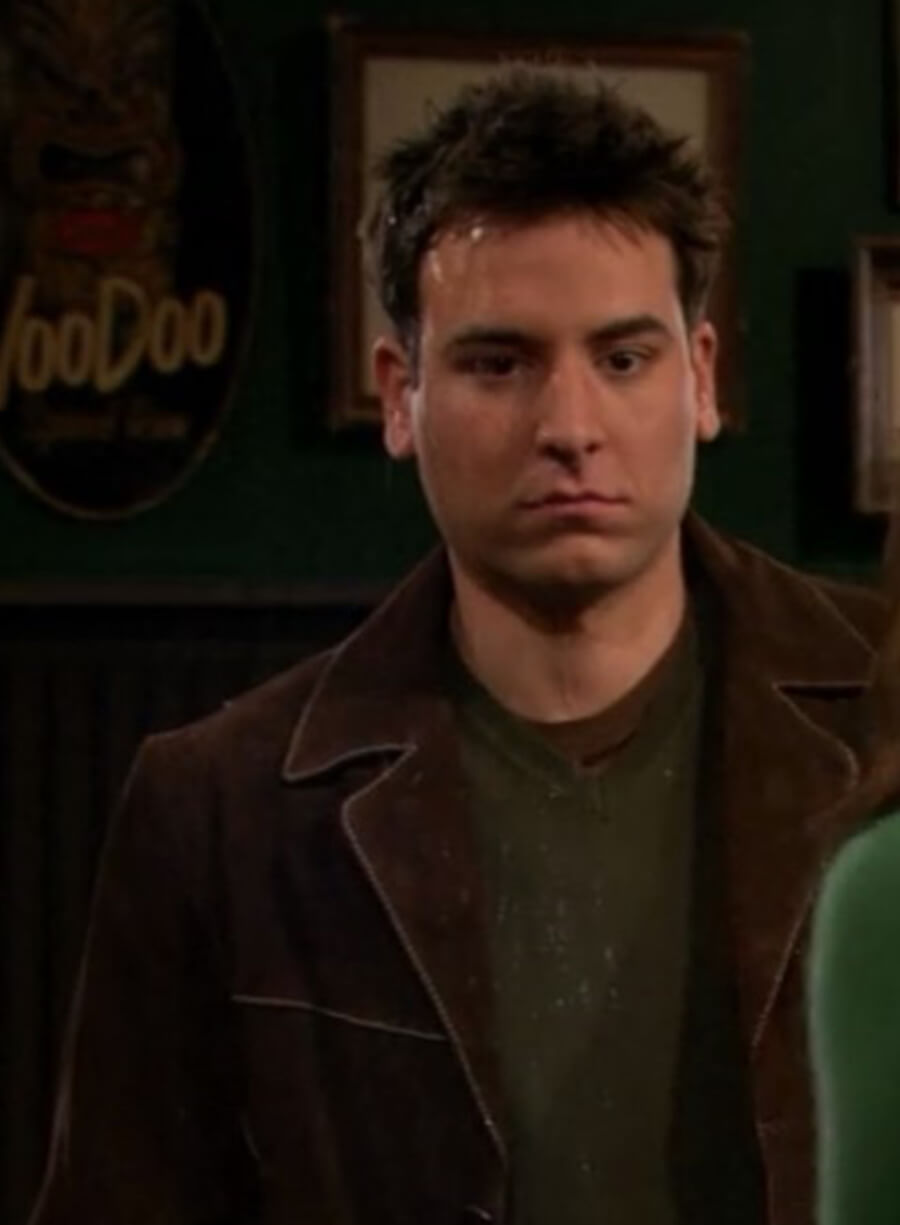 Ted Mosby How I met Your Mother Brown Suede Jacket