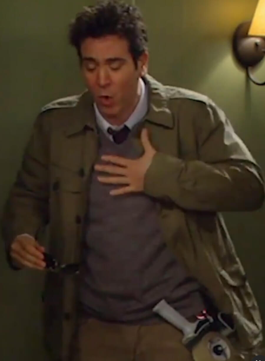 Ted Mosby How I met Your Mother Green Jacket