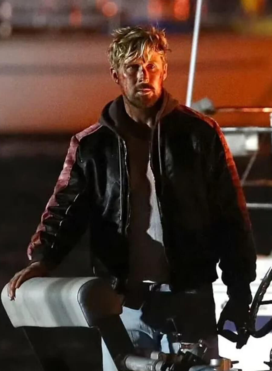 Ryan Gosling Black Leather Jacket