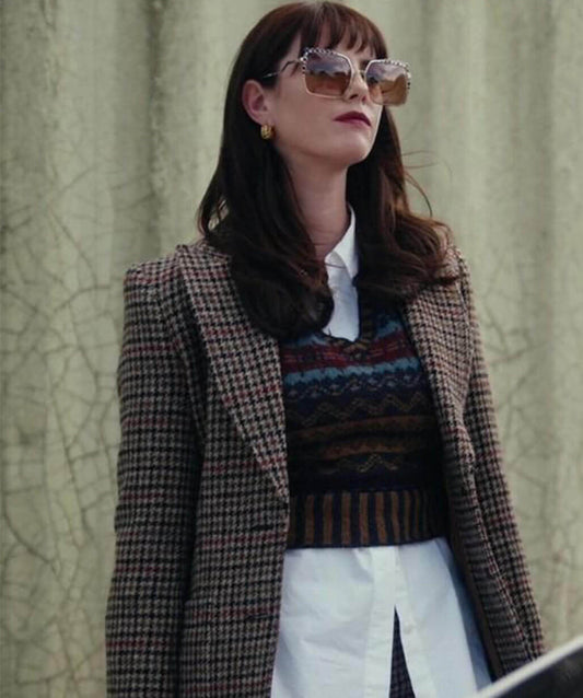 Susie Glass Plaid Blazer