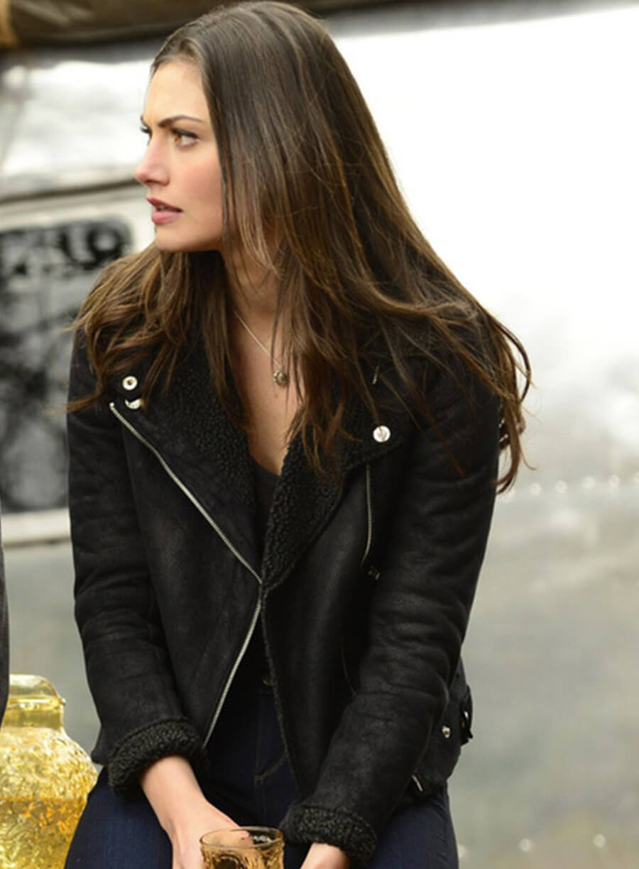 The Originals Hayley Marshall Black Leather Jacket