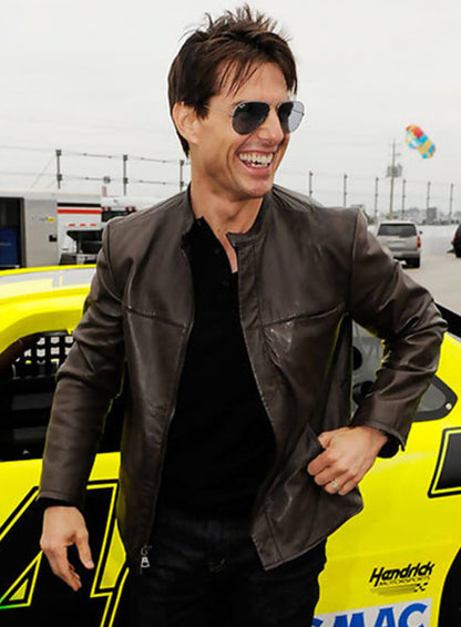 Tom Cruise Brown Leather Jacket