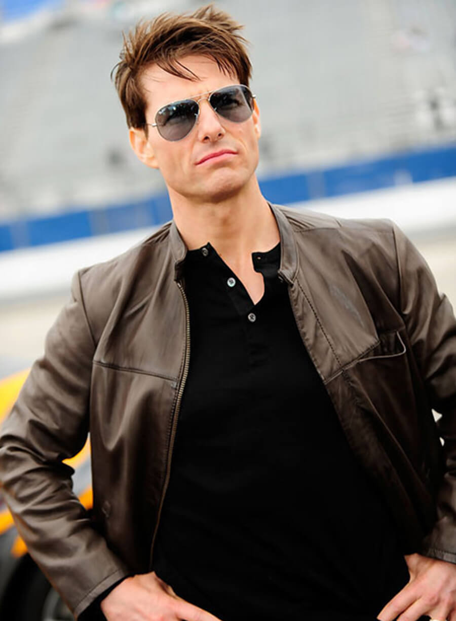 Tom Cruise Brown Leather Jacket