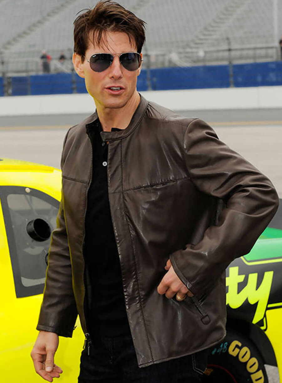 Tom Cruise Brown Leather Jacket