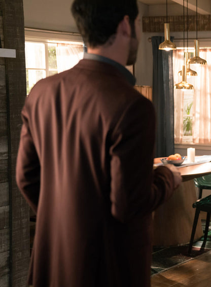 Tom Ellis Lucifer S03 Brown Blazer