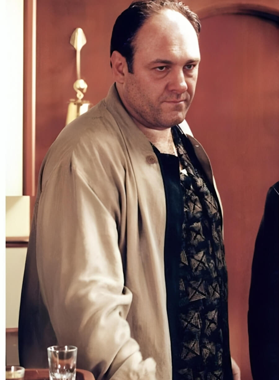 Tony Soprano Beige Cotton Jacket