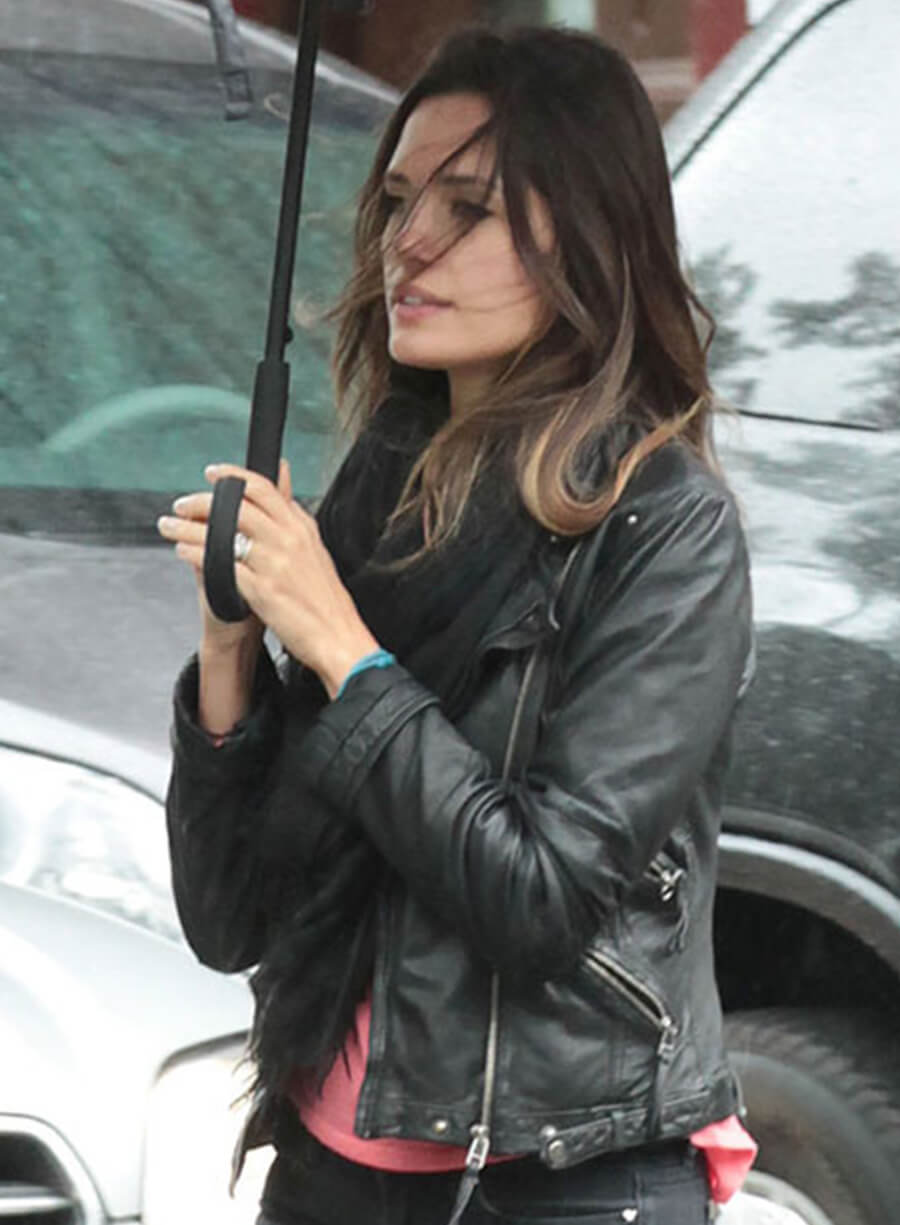 Torrey Devitto Black Leather Jacket