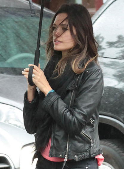 Torrey Devitto Black Leather Jacket