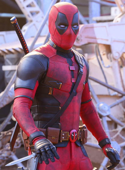 Wade Wilson Deadpool & Wolverine 2024 Red Jacket