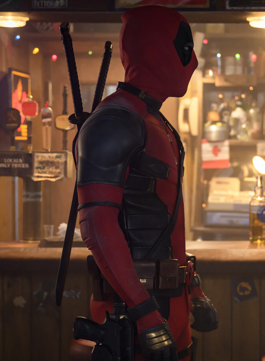 Wade Wilson Deadpool & Wolverine 2024 Red Jacket