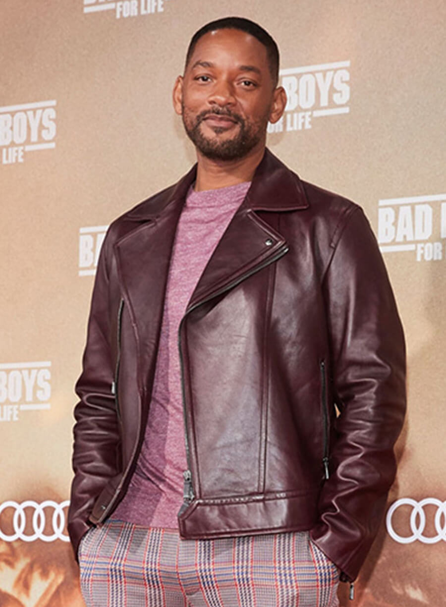 Will Smith Bad Boys For Boys Premiere Leather Jacket