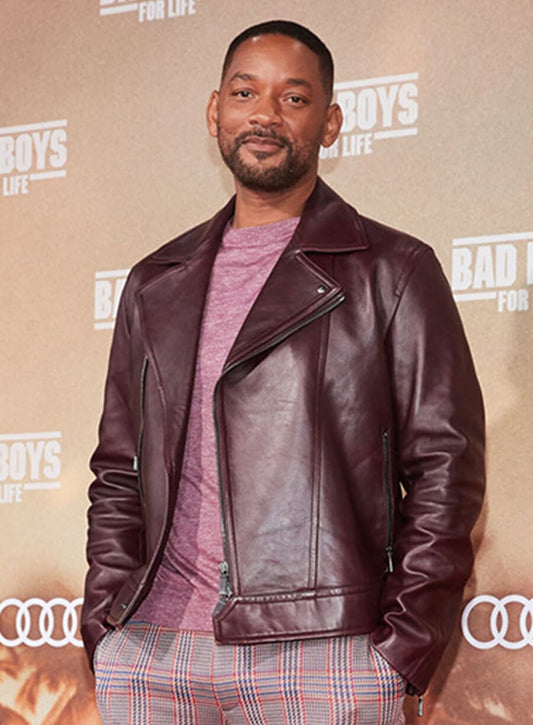 Will Smith Bad Boys For Boys Premiere Leather Jacket