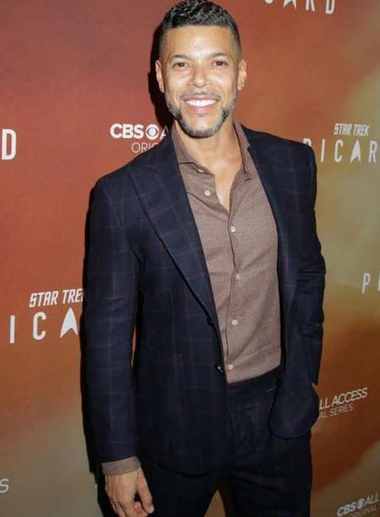 Wilson Cruz Star Trek Blue Suiting Blazer