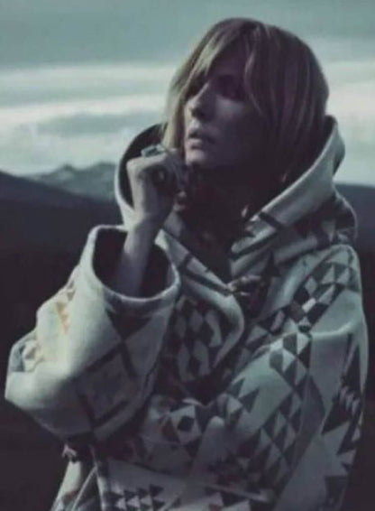 Beth Dutton White Poncho