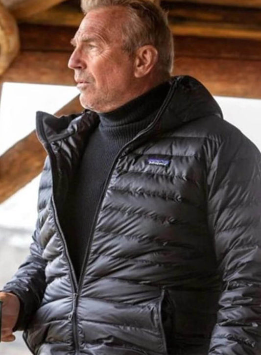 John Dutton Black Puffer Jacket