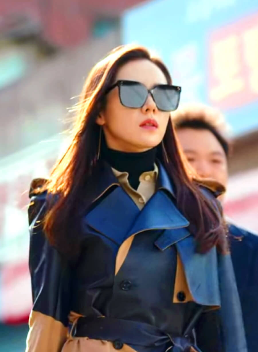 Yoon Se-ri Crash Landing on You Two Tone Trench Coat