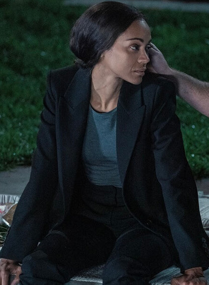 Zoe Saldana Special Ops: Lioness Black Blazer