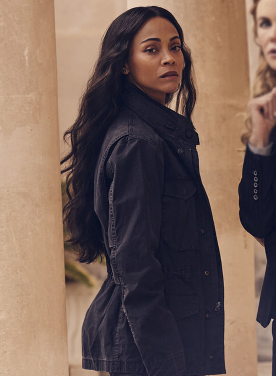 Zoe Saldana Special Ops: Lioness Black Jacket